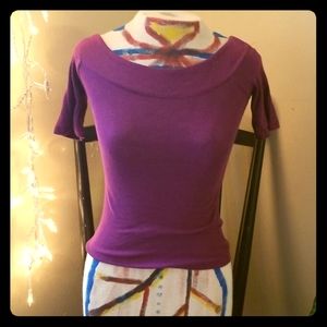 Violet crop top